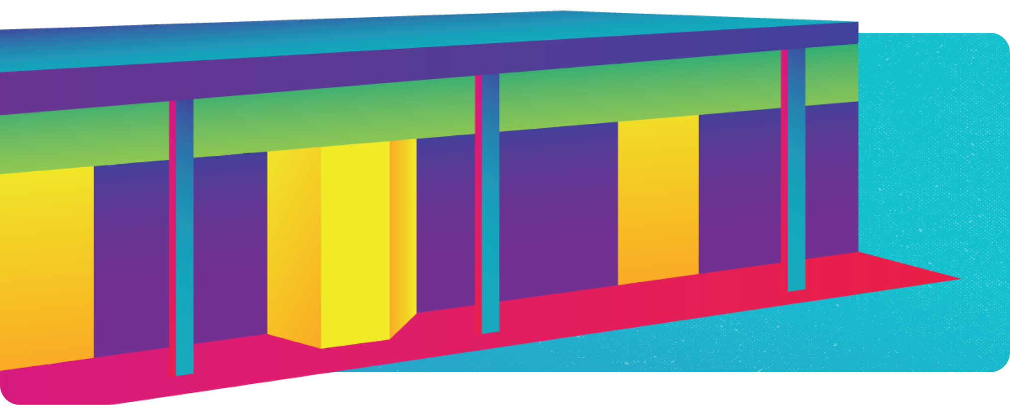 Stylized illustration of the EastGate Library