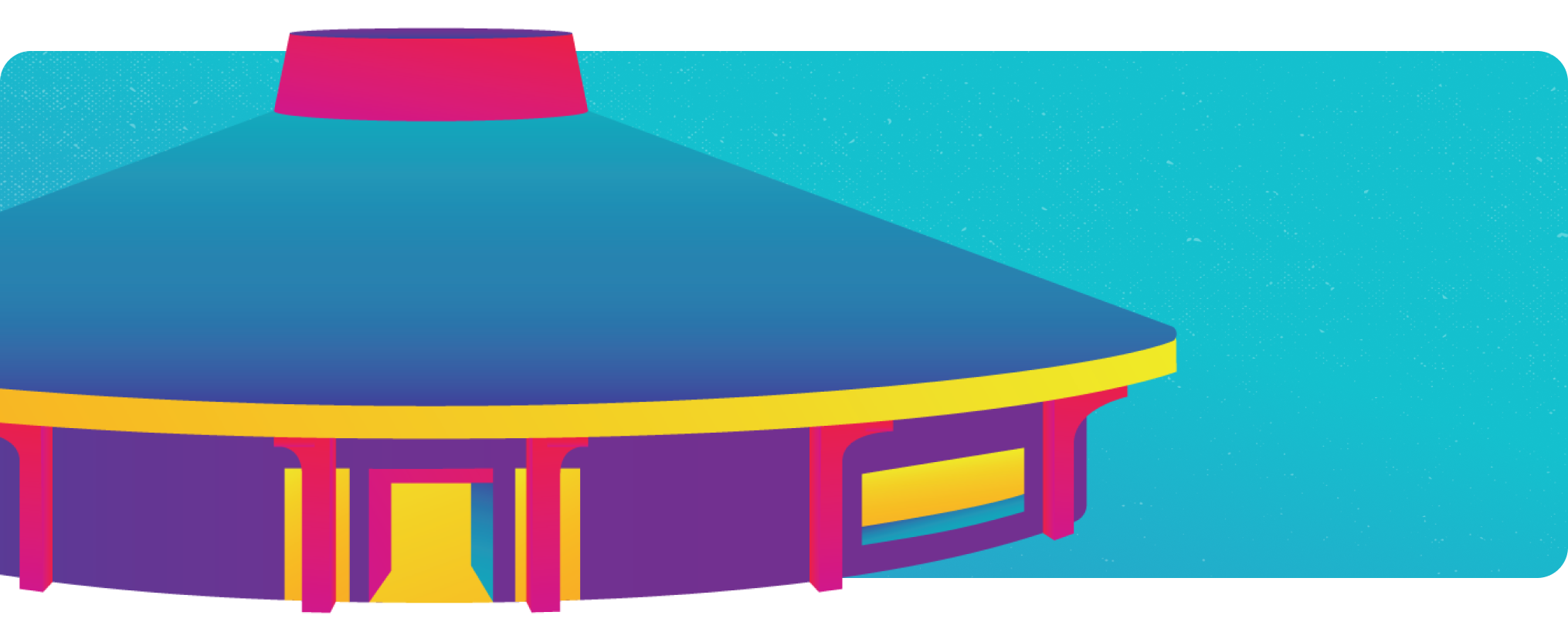 Stylized Illustration of the Northgate Library